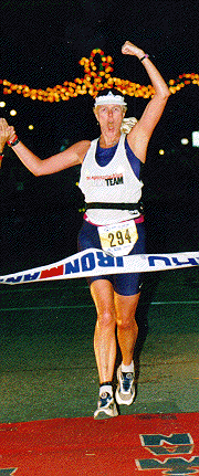 Crossing the Line at Ironman Canada 98