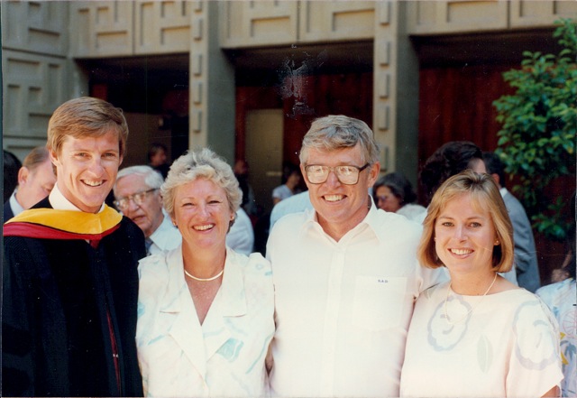 Bob at graduation