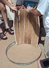 Section of Glued Staves